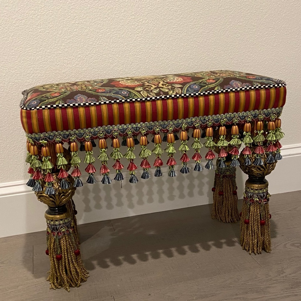 Mackenzie Childs bench